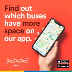 Find out which buses are quieter on our app